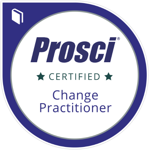 Logo for Prosci change management certificate